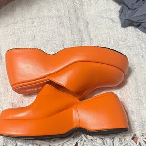 Orange Platform Women’s Shoes